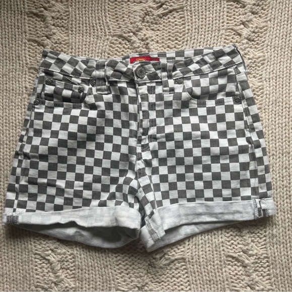 Dickies Pants - Dickies Black and White Checkerboard Women’s Shorts